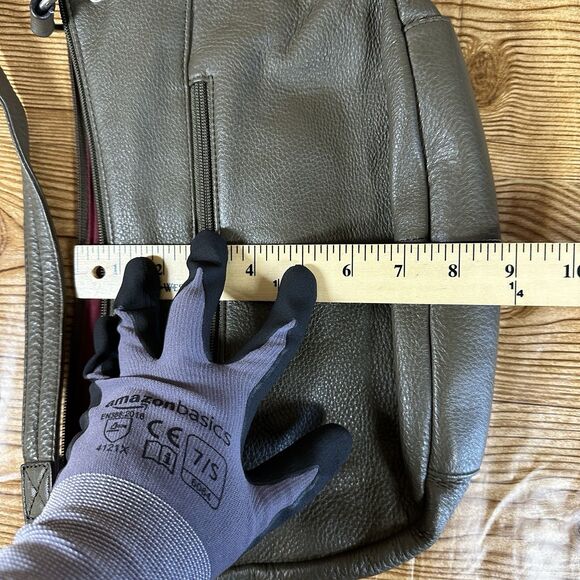 Stone Mountain Hobo Shoulder Bag Green Multiple Compartments Detachable Keychain - Picture 11 of 16